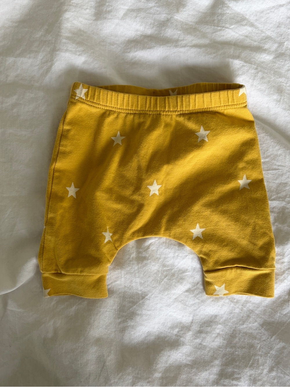 next Yellow Star-Print Casual Baby Bottoms